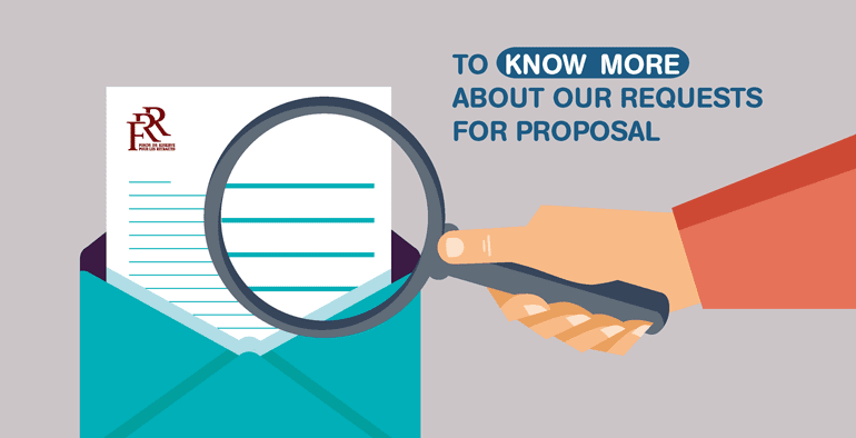 To know more about our requests for proposal