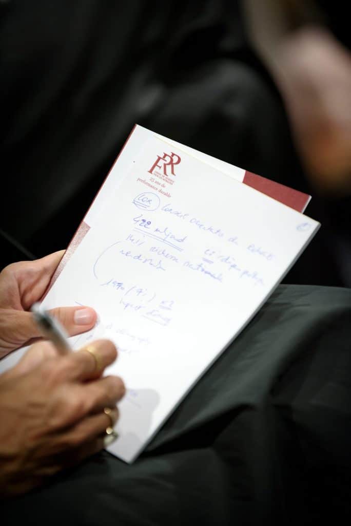 Prise de notes sur le programme du colloque